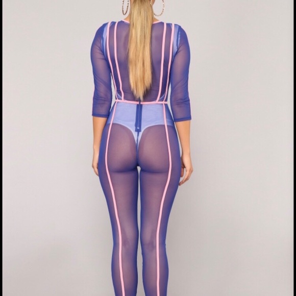 💞💙Mesh Jumpsuit💙💞 - Picture 4 of 5
